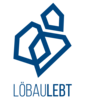 Grafik vom Logo "LöbauLebt" mit Link zur Webseite www.loebaulebt.de